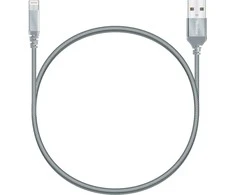 Yenkee USB kabelis USB-A – Lightning 1 m sidabrinis (30015969)