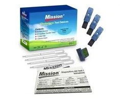Cholesterolio tyrimo juostelės su "Mission" matuokliu, 25 vnt.