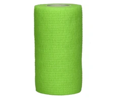 Kohezinis tvarstis 10 cm x 4,5 m, žalios spalvos,1 vnt.