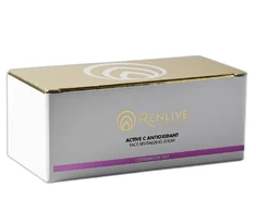 "RENLIVE Active C Antioxidant" atkuriamasis ir atgaivinamasis veido serumas ampulėse, 10 vnt.