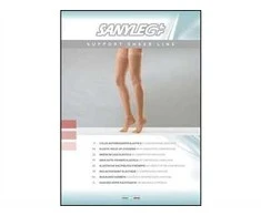 „Sanyleg” kompresinės kojinės, juodos spalvos, stipri kompresija, pora XL dydis