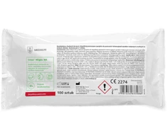 Velox Wipes NA Medisept – paviršių dezinfekavimo servetėlės be alkoholio, papildymas, 100 vnt.