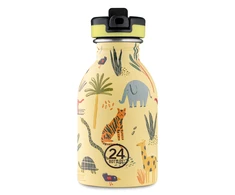24Bottles 24 Bottles - Kids Collection - Urban Bottle 250 ml w. Sports Lid - Jungle Friends (24B933)