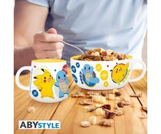 ABYstyle Abysse POKEMON - Breakfast Set Mug + Bowl - Pikachu &amp; Kanto Starters