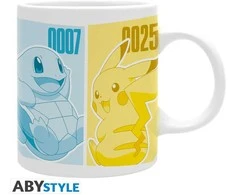 Abysse POKEMON puodelis – Pikachu ir Kanto Starters – 320 ml