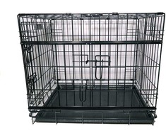 active canis - Premium Slidingdoor Cage - Juodas - 91 x 61 x 67
