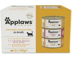 Applaws - Vištienos rinkinys sultinyje - 12 x 156 g