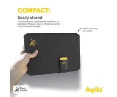 Aqiila - „Sunbird P56“ - sulankstomas saulės įkroviklis su USB-C prievadu