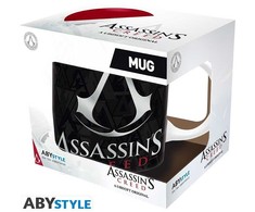 Abysse ASSASSIN'S CREED - Puodelis - 320 ml - Crest juodas ir raudonas - subli x2