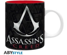 Abysse ASSASSIN'S CREED - Puodelis - 320 ml - Crest juodas ir raudonas - subli x2