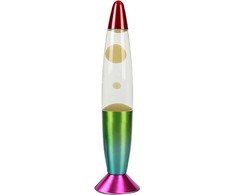 „iTotal“ – keičianti spalvą LED lavos lempa – „Rainbow Base“ ir baltas vaškas (XL2683)
