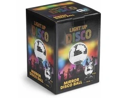 Light Up APŠVIETIMAS – LED veidrodinis disko kamuolys, 16 cm (MCDC004)