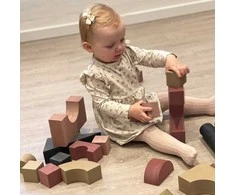 BabyTrold – putplasčio statybiniai blokeliai – Dusty Rose (18-49DR)