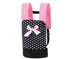 Bayer Design Bayer - Doll Carrier - Juodas &amp; Rožinė (62260AA)
