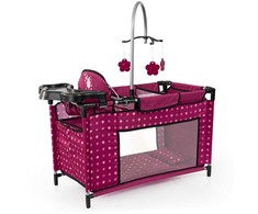Bayer Design Bayer - Daugiafunkcinė lova lėlėms iki 46 cm (62667AA)