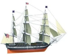 Billing Boats – USS Constitution – Medinis korpusas (439902)