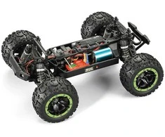 BLACKZON – Slyder MT Turbo 1/16 4WD 2S Brushless – Žalias (540200)