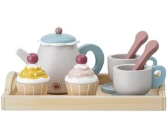 Bloomingville MINI - Gentrim Play Tea Set - Pilkas/Mėlyna (82045197)