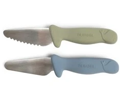Filibabba Filibaba – pjovimo peiliai pradedantiesiems – 2 pak. – Milteliai Mėlyna + Žalia – (FI-03337)