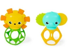 Bright Stars Bright Starts – OBALL – Character Oball Teether 2pk – (BS-16762)