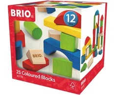 BRIO - spalvoti blokai - 25 vnt (30114)