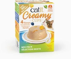Catit - kreminių puodelių putėsių mišinio pakuotė - 4 x 25 g