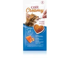 Catit - Creamy Premium Treat for Cats - lašiša with Prawns - 4x10g