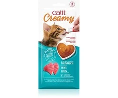 Catit - Creamy Premium Treat for Cats - Tuna, 4x10g