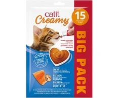 Catit laižomas skanėstas Lašiša ir Krevetės 15x10g