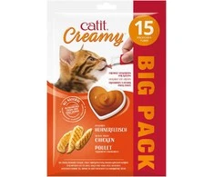 Catit - Creamy Premium Treat for Cats - Chicken - 15x10g