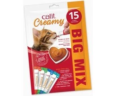 Catit - Creamy Premium Treat for Cats - Chicken - Multi Pack (15x10g)