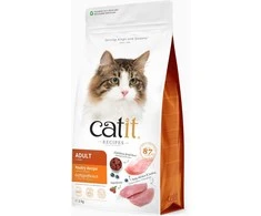 Catit - Recipes Premium Dry Food for Cats - Adult paukštiena - 2kg