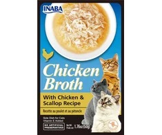 INABA Ciao Broth Troškintas vištienos ir šukučių skonio ėdalas katėms, 1x40 g