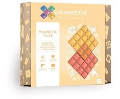 Connetix – Pastelinė citrinų ir persikų pagrindinė lėkštė 2 vnt. – (CT-P-LP002-BP)