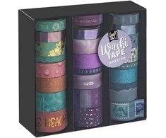 Craft ID - Washi lipni juosta, 24 vnt., įvairių spalvų (CR0411/22GE)