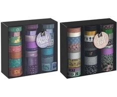 Craft ID - Washi lipni juosta, 24 vnt., įvairių spalvų (CR0411/22GE)