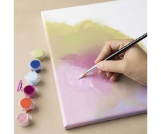 „Creativ“ (Rinkinys) Ištempta drobė su rėmu - dydis 15,8x23,8 cm - 280 g - baltas (25732)