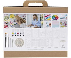 „Creativ“ pradedančiųjų rinkinys guašui – paveikslai – įvairios spalvos (977852)