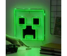 Paladone Creeper sieninis montuojamas LED neoninis šviestuvas