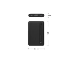 dbramante1928 – Pakartotinis įkrovimas – Power Bank, 5K – Juoda