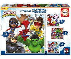 Dėlionė Educa – galvosūkis – 12-16-20-25 – Spidey&amp;Amazing Friends (80-19295)