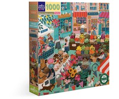 „eeBoo“ – Dėlionė 1000 vnt. – „English Žalias Market“ – (EPZTEGM)