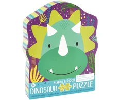 Dėlionė FLOSS &amp; ROCK - Dino 12pc Shaped Jigsaw with Shaped Box - (41P3663)