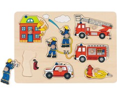 GOKI - Fire brigade, lift-out puzzle - (57907)