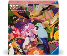 Ravensburger Dėlionė 750 vnt. - Spalvingi paukščiai ir gėlės