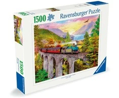 Ravensburger Dėlionė 1500 vnt. - Traukinys