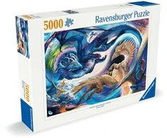 Ravensburger Dėlionė 5000 vnt. - Drakonai