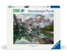 Ravensburger Dėlionė 1500 vnt. - Braies ežeras