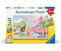 Ravensburger Dėlionė 2x12 vnt. - Magiška draugystė