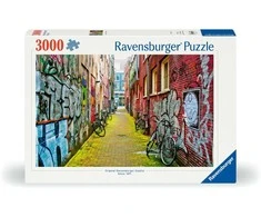 Ravensburger Dėlionė 3000 vnt. - Amsterdamo gatvės menas